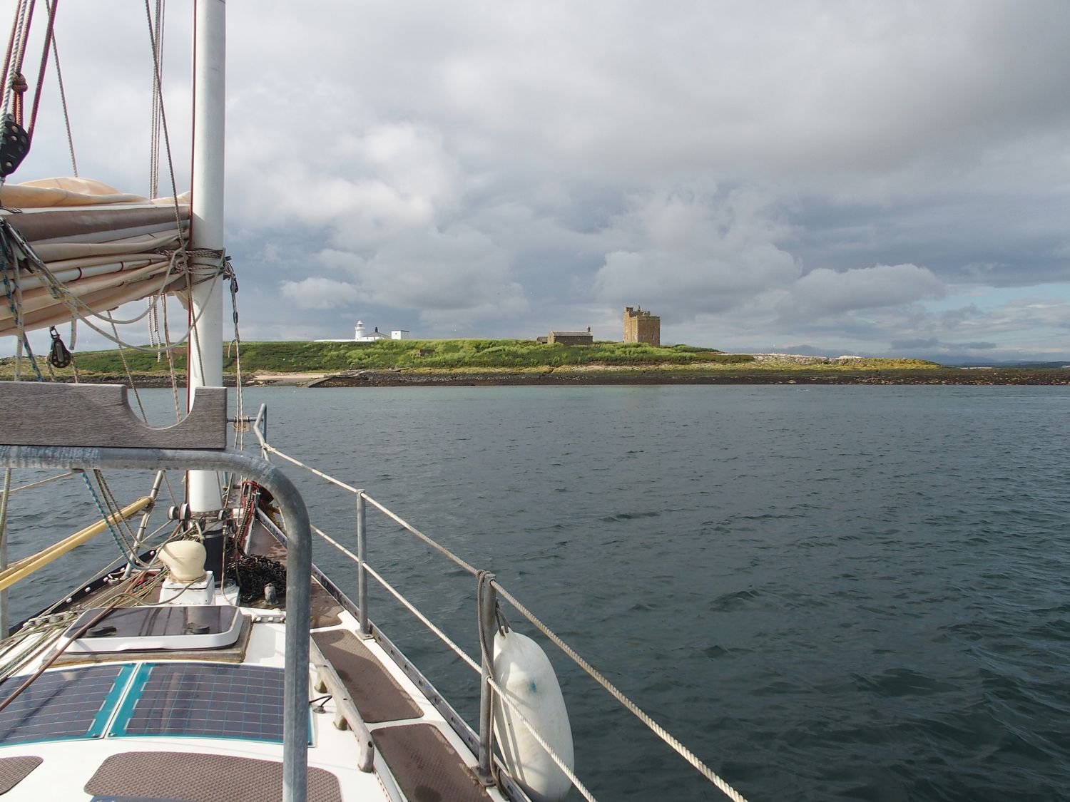 Inner Farne anchorage horgonyzas
